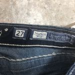 Miss Me Women's Loose Saddle Stitch Border Boot Cut Jean size 27 W 34 L Photo 5