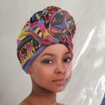 Ana Beauty New York Colorful Retro Hair Turban Cap Size OSFM Red Photo 2