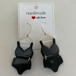 New Bathing Suit Fashion Earrings Black Photo 0