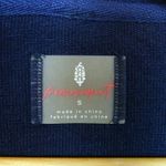 Free People Movement Sweatshirt Womens S Blue Boxy Surfside Terrycloth Crop Yoga Photo 8