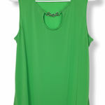 Carolyn Taylor  Vibrant Green Chain Detail Blouse Photo 0