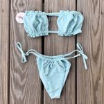 Haute Swimwear Luna Bikini Aqua color size small Photo 0