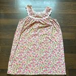 Pink K Floral Sleeveless Lace Neckline Nightgown Pink XL Photo 0