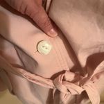 Rag and Bone  Cameron Belted Linen-Blend Canvas Blazer in Baby Pink Photo 6