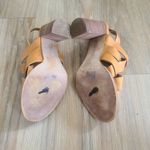 Madewell The Cindy Sandal 8.5 Stacked Heel Brown Leather Women's Chunky Boho Photo 11