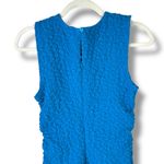 Anthropologie By Textured Pull-On Sleeveless Crewneck Ruched Mini Shift Dress Photo 9