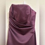 ROSE TAFT couture vintage satin strapless gown bolero set dress maxi inaugural Purple Size 10 Photo 5