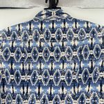 Rock & Roll Cowgirl Pearl Snap Womens Top Sz Large Blue Aztec South Western Photo 8