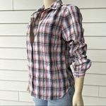 Woolrich  Women’s Multicolored Plaid Button Up Shirt - Size Medium Photo 6
