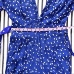 Faithfull the Brand La Villa Floral Jumpsuit Cobalt Betina Floral Size 4 Small Photo 8
