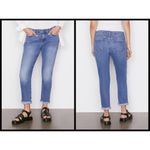 frame denim ๐FRAME๐ Le Garcon Cuffed Crop Jeans ~ Bixby Blue 30 NWOT Photo 2