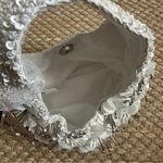Made in India Mini White Beaded Purse Photo 4