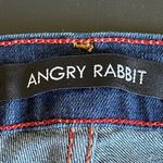 Angry Rabbit  jeans distressed made in U.S.A. 28/7 rocker concert casual Photo 3