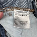 Reformation Jeans Button Fly High Waist Cut-off Shorts Women 28 Blue Sydney Wash Photo 7