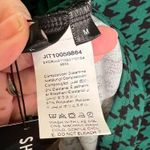 SheIn  SXY Long Sleeve Cut Out Blouse Green Houndstooth M Photo 12