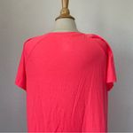 Tek Gear Solid Pink Crew Neck Short Sleeve Athletic T-Shirt Photo 4