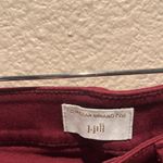 J.Jill Christian Siriano Women’s Merlot Red Stretchy Straight Leg Jeans Size 4 Photo 3