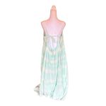 Aerie Tie Dye Maxi Dress Crochet Detail Womens Size XXL White Blue Photo 2