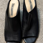 Karl Lagerfeld Karl Langerfeld Black Slip On Mule Heels Size 9.5 Photo 0
