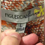 Anthropologie Fig & Flower Sheer Floral Button Up Shirt Blouse Top Size Large Red Photo 9