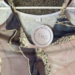 Marble Print Multicolor Shoulder Cut Out Dress Size L Photo 5