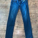 American Eagle  distressed dark wash 2 skinny normcore jeans Photo 0