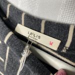 Le lis Nellie Taft  Soft Striped Long Sleeve Shirt Dress Small Gray White Stripes Photo 3