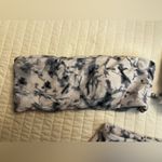 12 crazy blue and white tie dye bikini 3 piece set NWT Size M Photo 3