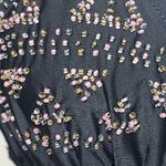 Ninety Six Degrees Coral Black Globe Trekking Beaded Sequin Bikini Size Small Photo 1