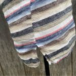 Quiksilver  Blouse Womens Linen Half Button Up Loose Fit Shirt Size XS Photo 10