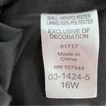 Jessica London  black bell sleeve lace lined dress size 16 NWOT Photo 9