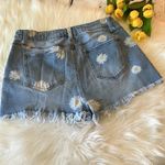 Material Girl  Denim Sunflower Jeans Shorts Photo 2