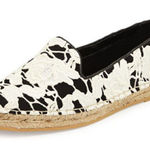 Cole Haan Womens 8 Palermo Lace Espadrille Shoes Black White Photo 0