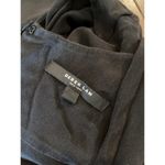 Derek Lam  New York Silk bell sleeve pleated key hole black romper shorts size 10 Photo 2