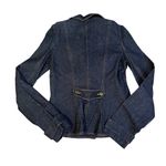 Betsey Johnson  dark denim blazer 4 Dark Academia Jacket fall layering Photo 1