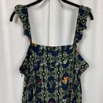 Agua Bendita Target x Blue Floral Tile Print Flutter Strap Mini Dress Sz.XXL NWT Photo 10