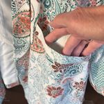 Chico's Like New Floral Twill Jacket Top Size Large Photo 6