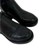 ZARA Leather Ankle Platform Combat Boots Chunky Sole 1124/010 Women's Size 41 Photo 11