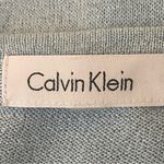 Calvin Klein Light blue silver metallic shimmer lightweight sweater Size XL EUC Photo 8