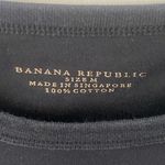 Banana Republic  Y2K Vintage Black Fitted Baby Tee T-Shirt Women's M Minimalist Photo 6