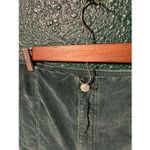 Free People  Green High Rise Corduroy Flared Pants Sz 28 Photo 2