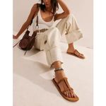 Free People  Hadden Sandal | 6.5 | Cinnamon Brown Suede Leather Sandals Photo 1