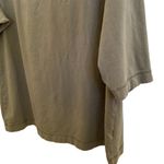 Caslon π« 3/4 Sleeve Stretch Cotton V-Neck, Long Tee, Olive Green, Plus-Size 2X Photo 4