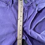 Paige Verdugo Ultra Skinny Jeans Purple Berry Size 28 Stretch Zip Button Closure Photo 6
