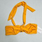 Faithfull the Brand Locales Bikini Top Sun Yellow Size 4/Small NWT Photo 2