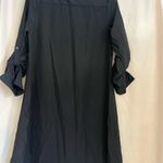 JustFab  Charcoal Button-Up Dress Photo 8