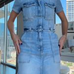 Good American Denim Mini Dress Photo 1