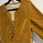 Free People Bradley Faux Suede Mini Dress Tobacco Photo 6