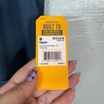 Carhartt Force Women M Blue Cross Flex V Neck Scrub Top Shirt Pockets Stretch Photo 5