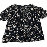 Madewell  Black and White Patterned Top Photo 0